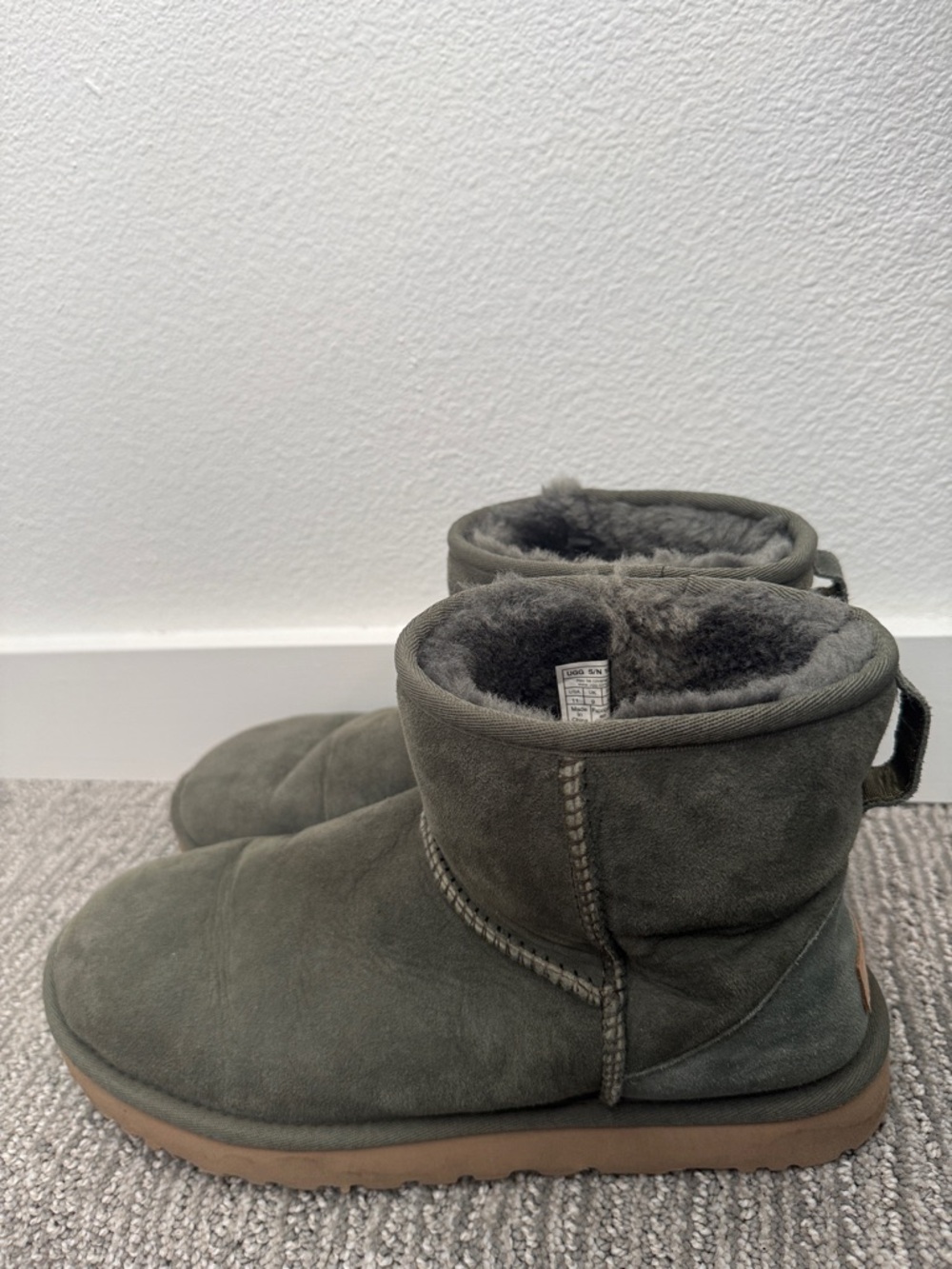 Olive Green Mini Uggs